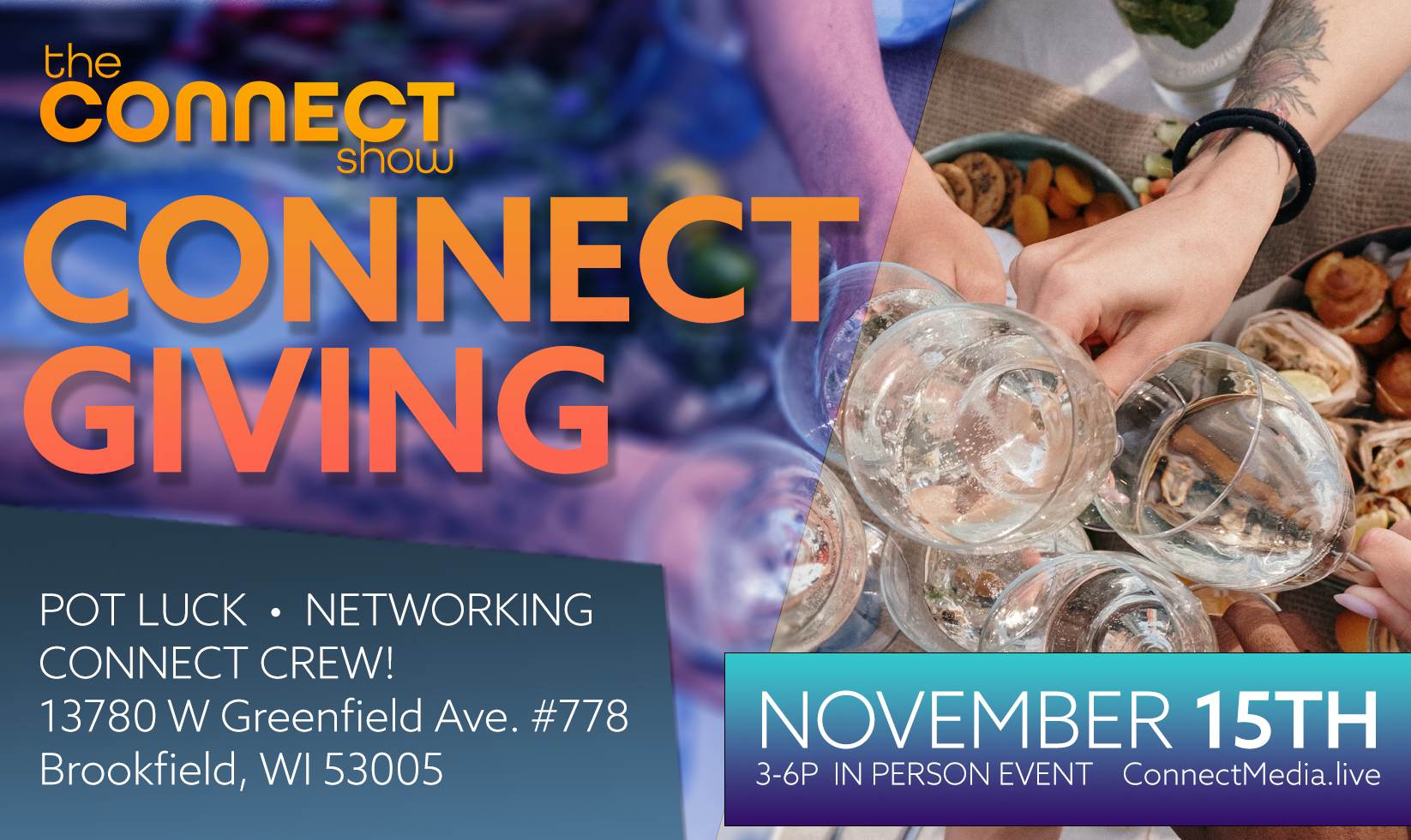 “Connect Giving: A Feast of Community and Entertainment”