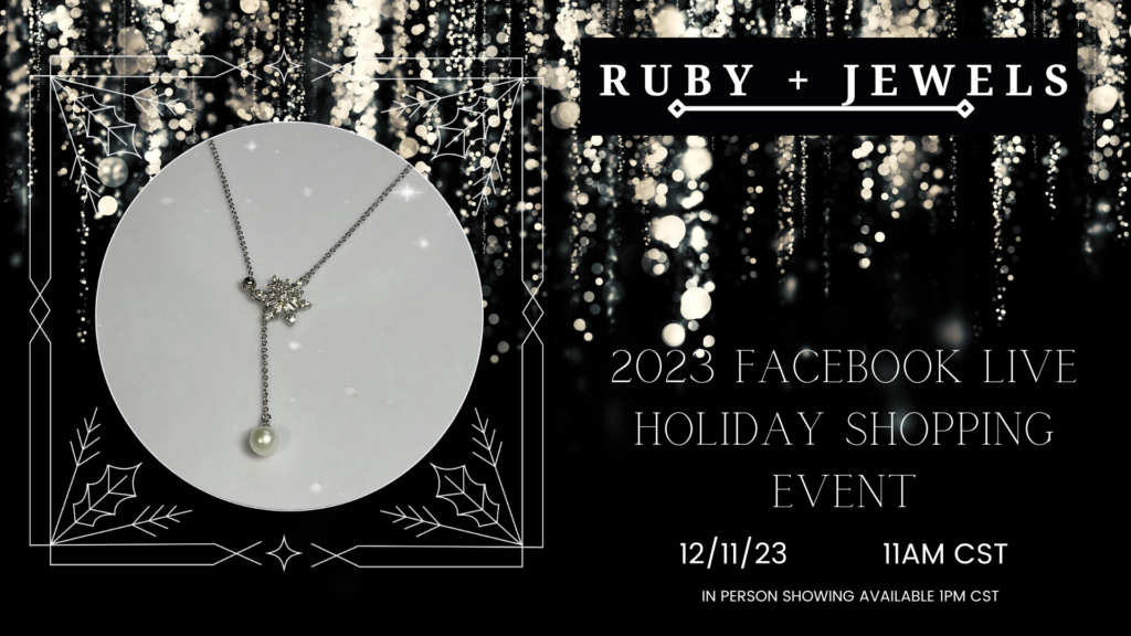 Ruby + Jewels Holiday Facebook Live Shopping Event